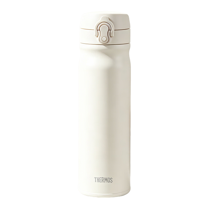 THERMOS 膳魔师 保温杯316L不锈钢水杯男女士户外便携大容量真空保温杯540ml 白