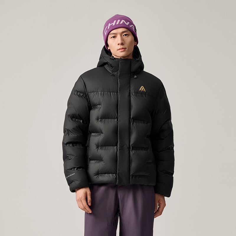 安踏 面包羽绒丨户外鹅绒羽绒服男冬季保暖外套 431.28元