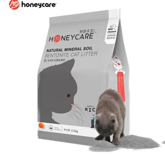 Honeycare 好命天生 活性炭矿石猫砂 2.5kg ￥8.9