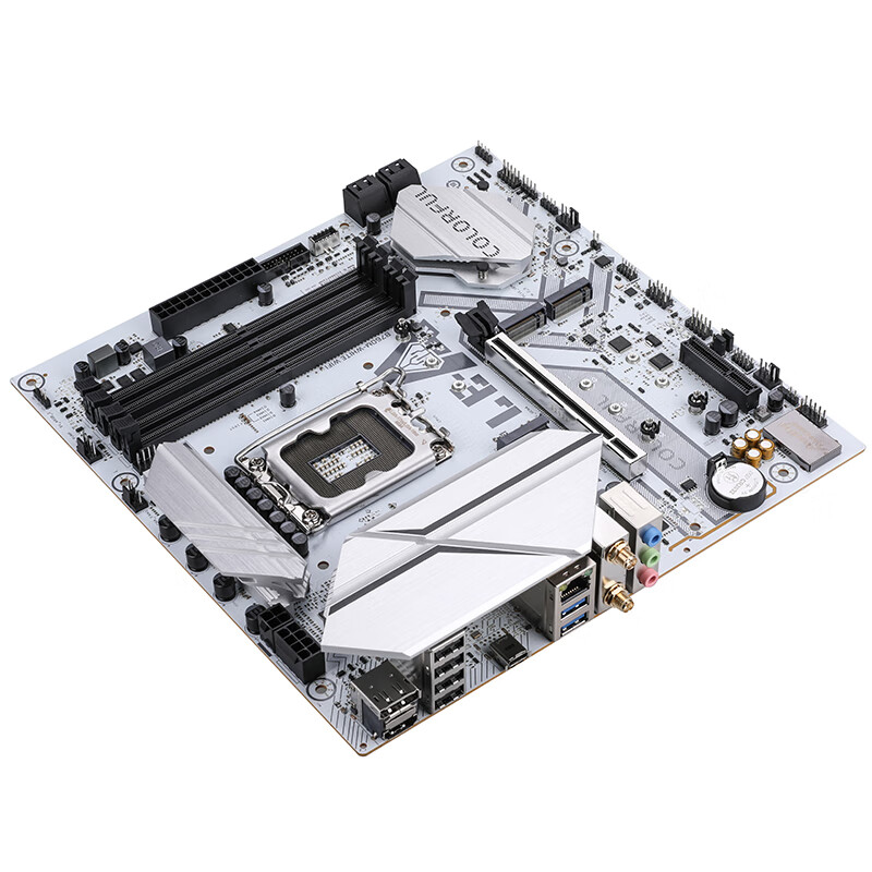 COLORFUL 七彩虹 BATTLE-AX B760M-WHITE WIFI V20 M-ATX主板（INTEL LGA1700、B760） 399元