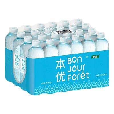 怡宝 本优天然水 555ml×24瓶 17.6元