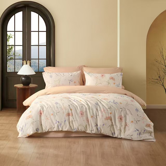 LOVO 全棉四件套 摇曳花影 1.5米 床单款 (被套200*230cm) 149元