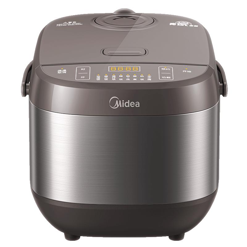 移动端、京东百亿补贴：美的 MB-WFS系列 预约定时 电饭煲 青瓷 4L 158.94元（