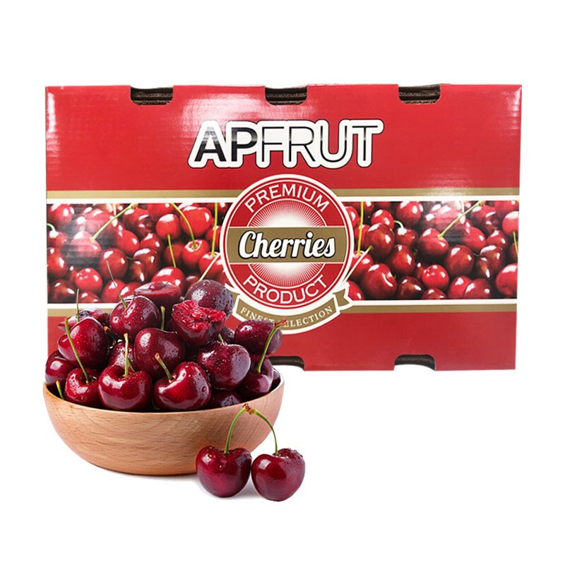 京鲜生 【赠送PLUS定制礼袋】智利车厘子4J级10斤礼盒 果径约32-34mm 368元