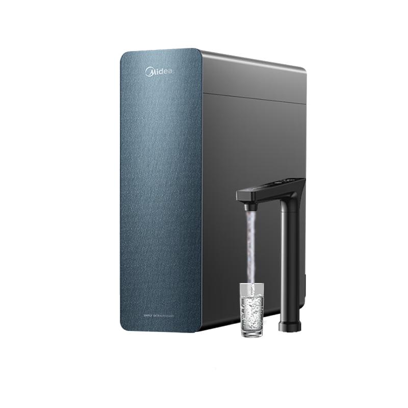 Midea 净水器家用净水机星河1000G PRO 5年长效陶氏RO反渗透净水器厨下式直饮机
