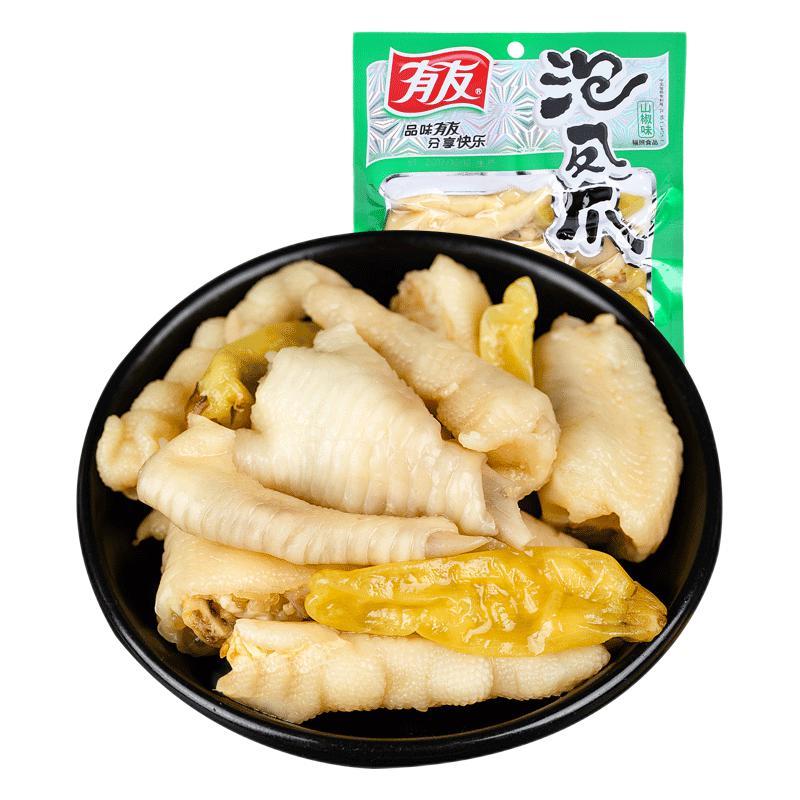 YUYU 有友 泡凤爪 山椒味 168g 16.33元