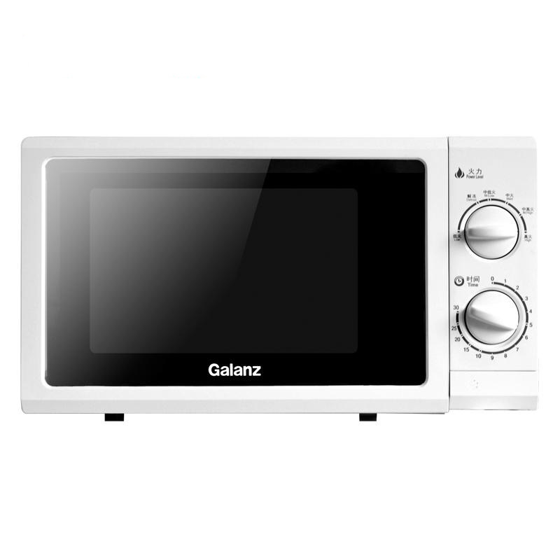 Galanz 微波炉家用小型便捷微波炉 360°转盘加热旋钮操控易洁内胆操作简单SE(