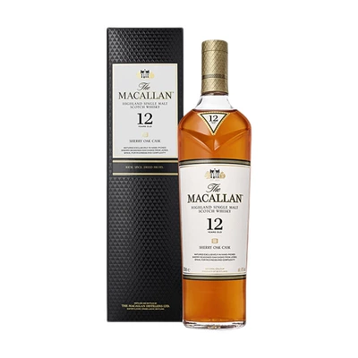 88VIP：MACALLAN 麦卡伦 12年 雪莉桶 单一麦芽 苏格兰威士忌 40﹪vol 700ml 698.25元