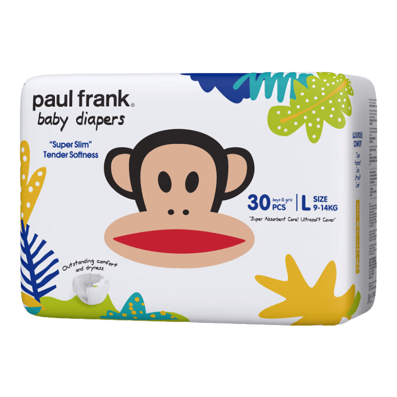 大嘴猴 Paul Frank 奇幻丛林拉拉裤 XXL码 3片 男女宝通用 超薄透气 0.94元/件（