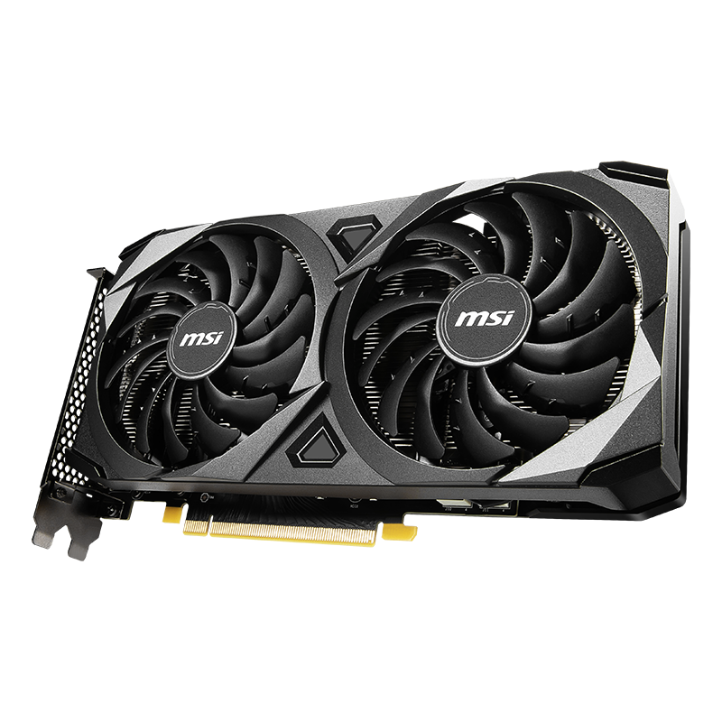 plus：MSI 微星 万图师 GeForce RTX 3060 VENTUS 2X 12G OC 超频版 双风扇 电竞游戏设计