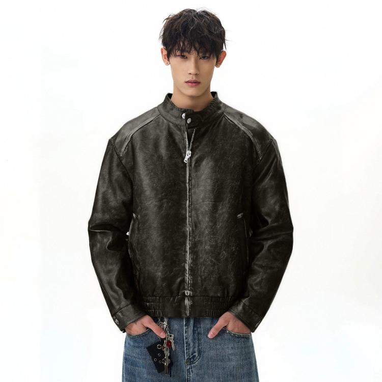 I.T UDG男士短款皮衣 UDGLEYW026000 194元