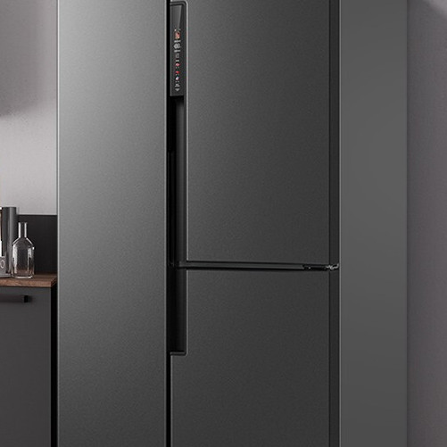 Midea 美的 慧鲜568升双变频一级能效T型门对开门家用智能电冰箱超薄大容量BC