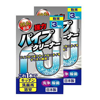 PINOLE 日本进口管道疏通剂卫生间地漏厨房下水道堵塞厕所除臭60g×2袋 21.78元
