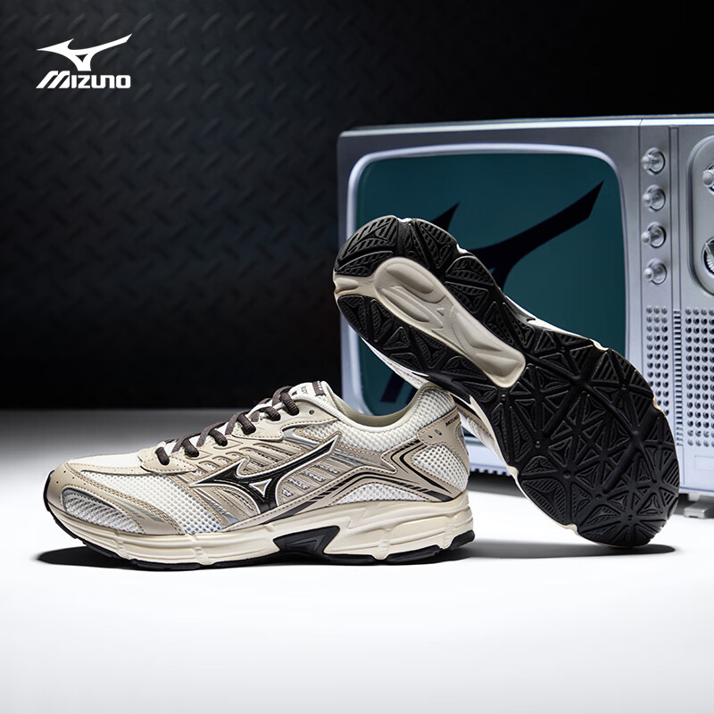 美津浓 25春夏经典复古透气缓震老爹鞋跑步鞋SPEED 2010 298元