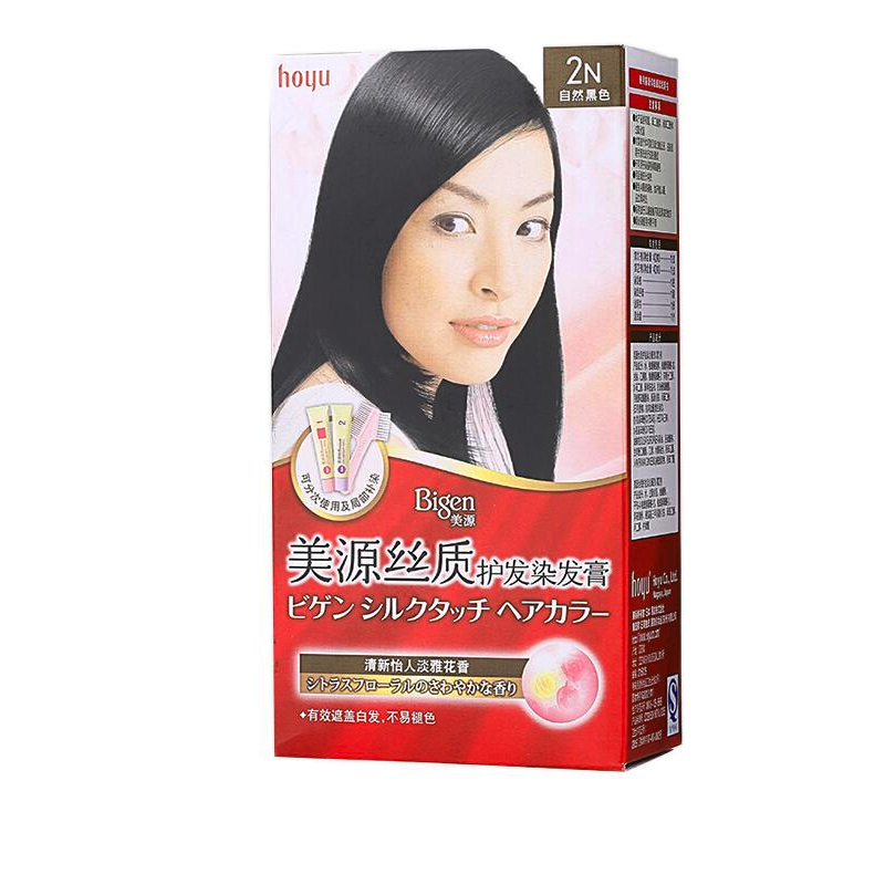 Bigen 美源 丝质护发染发膏 #2N自然黑色 80g 15.82元