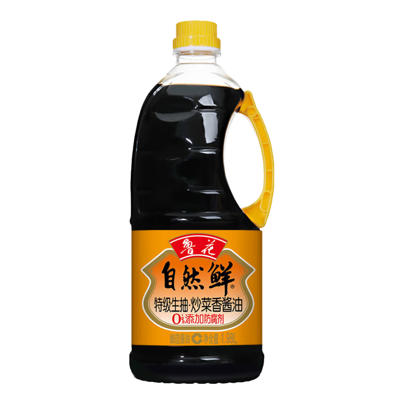 鲁花 自然鲜炒菜香酱油 1.98L 14.19元