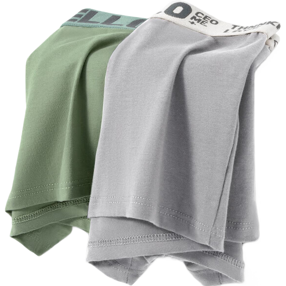 HELLO 男士中腰平角裤 L码 亲肤透气大码短裤头 随机色单条体验装 2元(需领券