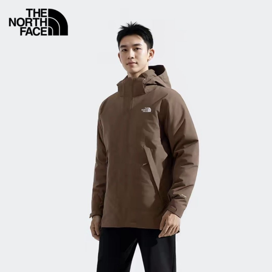 北面 男鹅绒羽绒三合一冲锋衣防水TheNorthFace|8DMH 1519.45元