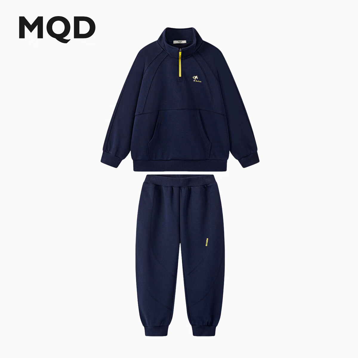 20点开始：马骑顿 男女童宽松落肩立领卫衣束脚卫裤两件套 131元（需用券）