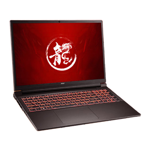 acer 宏碁 暗影骑士·龙5 七代锐龙版 16英寸 游戏本黑色锐龙R7-7435H、RTX40608G16G