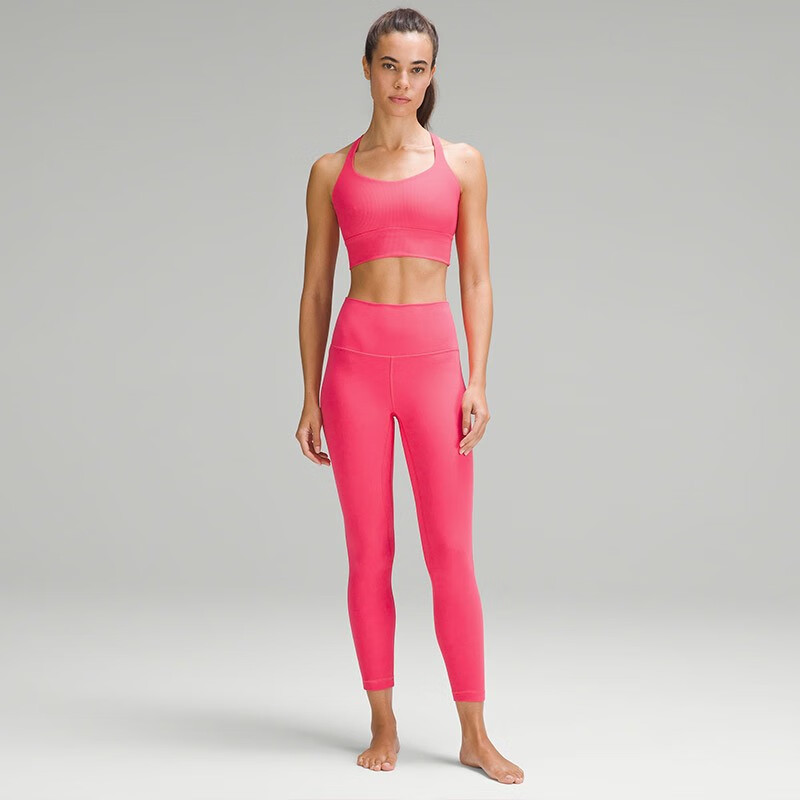 lululemon 丨Free to Be 女士长款运动内衣 *罗纹 LW2DKHS 枚红色 2 240元（需用券）