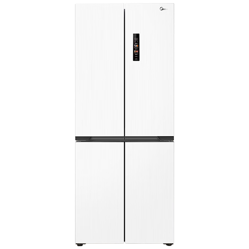 618预售、PLUS会员：Midea 美的 60cm薄嵌系列 MR-457WUSPZE 十字四开门冰箱 436L 3738.