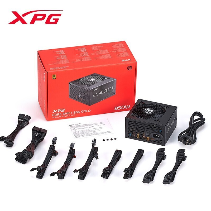 ADATA 威刚 XPG 魔核 金牌全模组电源 850W 369元