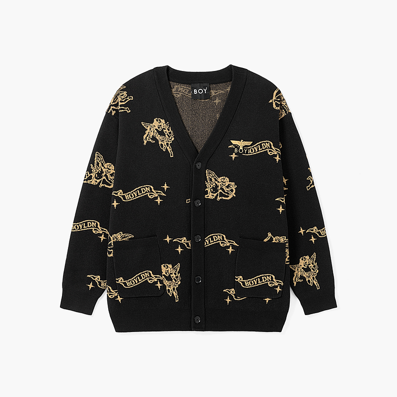 BOY LONDON 情侣款V领针织毛衣开衫 B243N64800 779元