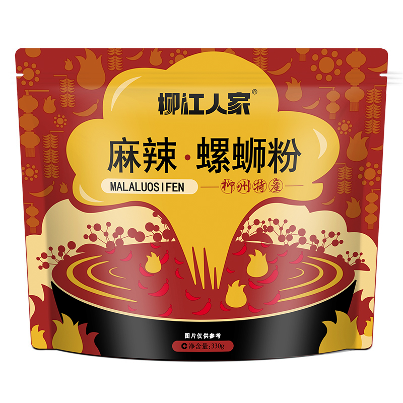 柳江人家 麻辣·螺蛳粉 麻辣味 330g 9.6元