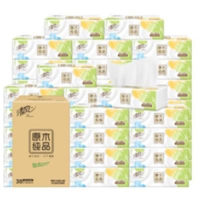 京东PLUS：Breeze 清风 抽纸巾 3层100抽30包*4件 123.52元包邮、合30.88元/件