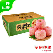 果当爱 烟台红富士苹果 净重5斤礼盒单果200g以上 80mm新鲜水果源头直发 19.9