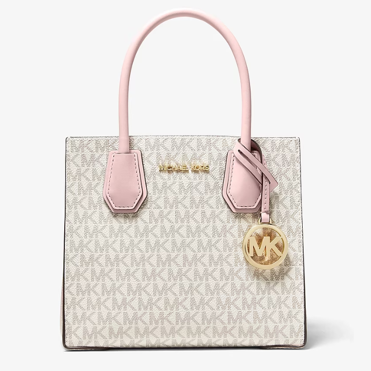 Michael Kors 粉白风琴包 1.9折 $62.1（约417.43元）