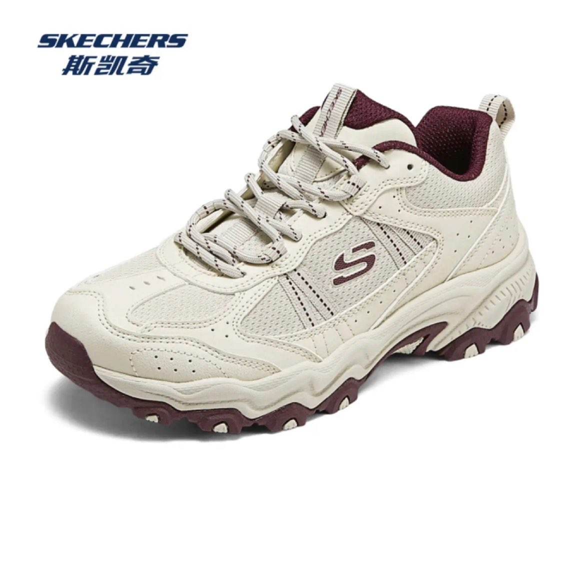 斯凯奇（Skechers）云野 | 登山徒步鞋 户外登山鞋女抓地防护耐磨网布透气运