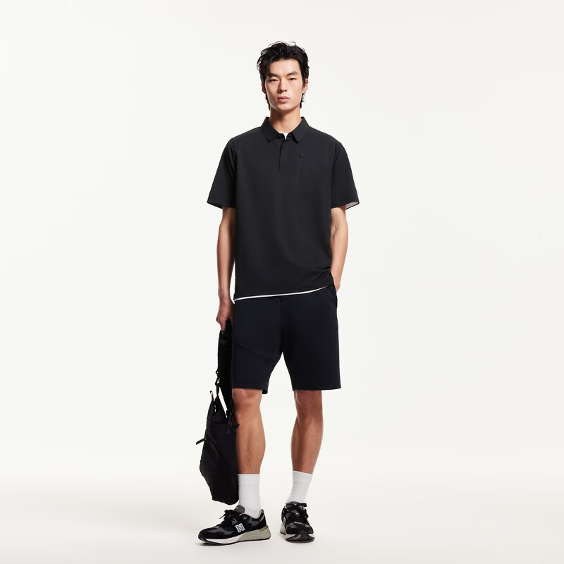 再降价：杰克琼斯 杰克·琼斯 25年男装 零压速干 短袖POLO衫 134元（需领券）