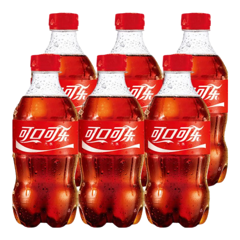 plus会员:可口可乐（Coca-Cola）碳酸饮料 300ml*6瓶 6.41元包邮