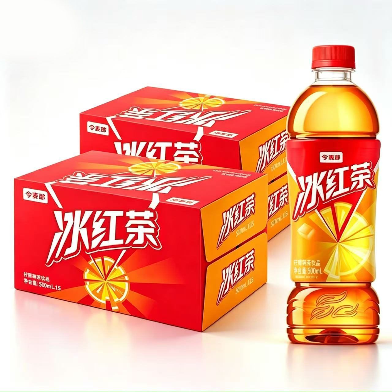 今麦郎 柠檬味冰红茶500ml*30瓶批发装果味茶饮料 42.5元 - 线报酷