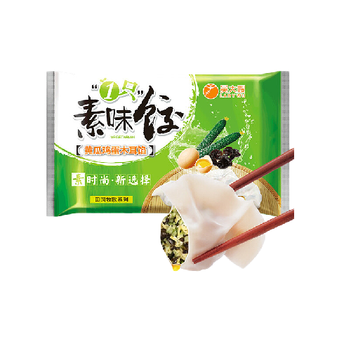 WDS foods 吴大嫂 “1只”素味饺 黄瓜鸡蛋木耳馅 800g 10.88元