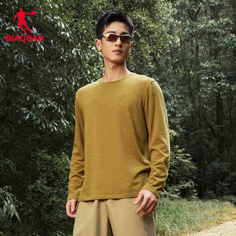 乔丹 山神 男士美利奴羊毛长袖t恤 QXFTL3254086R 159元包邮（拍下立减）