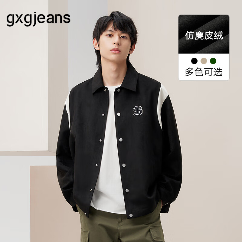 gxg.jeans男装 夹克合集 N款-黑色 JFD12100251 XL (180) 129元
