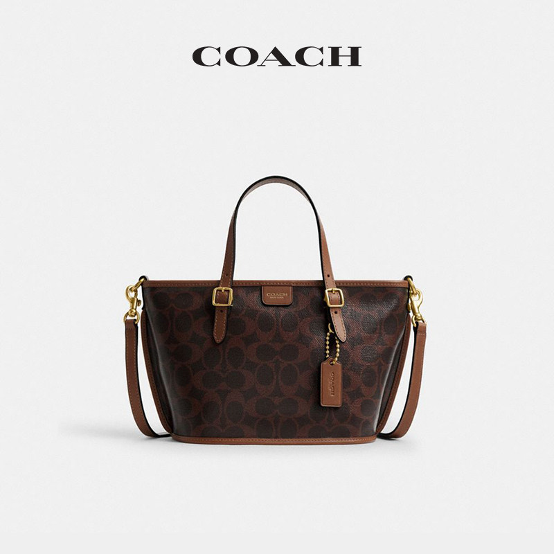 移动端：COACH TAXI老花托特包女士单肩包 1650元（淘金币可抵6.6元起）