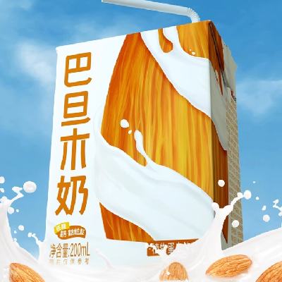 88VIP：洽洽 杏仁来了巴旦木奶200ml*12盒+送洽洽 坚果夏威夷果190g 返后37.4元包