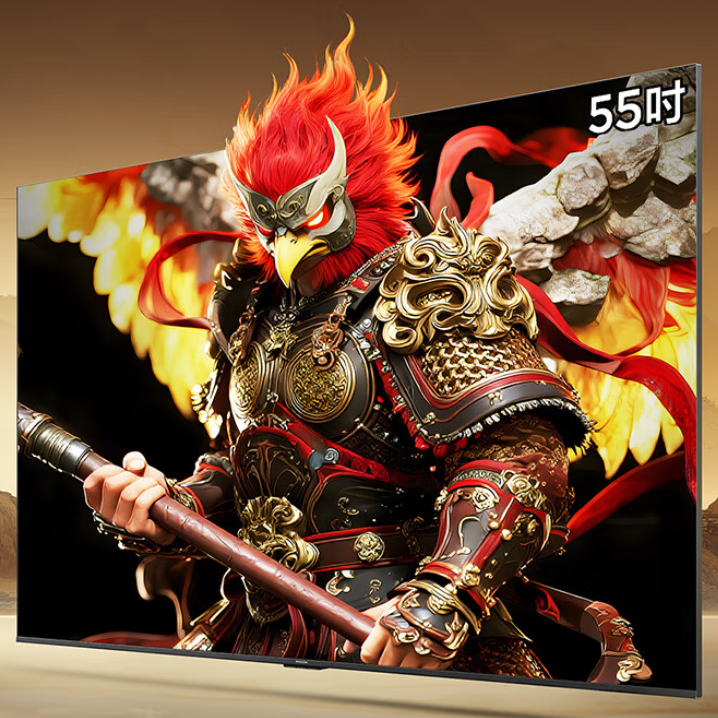 雷鸟 鹏7 26款系列 55S78A 液晶电视 55英寸 4K 1530元