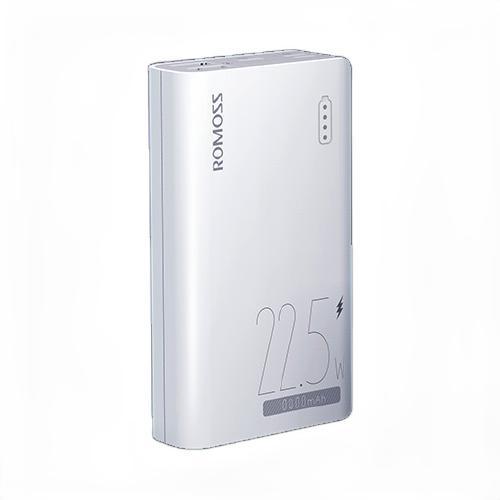 ROMOSS 罗马仕 PPH10-15 移动电源 白色 10000mAh Type-C/Micro-B/Lightning 22.5W 双向快充 5