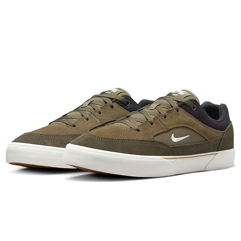 NIKE 耐克 运动休闲鞋男减震NIKE SB MALOR运动鞋FV6064-200绿白43 399元