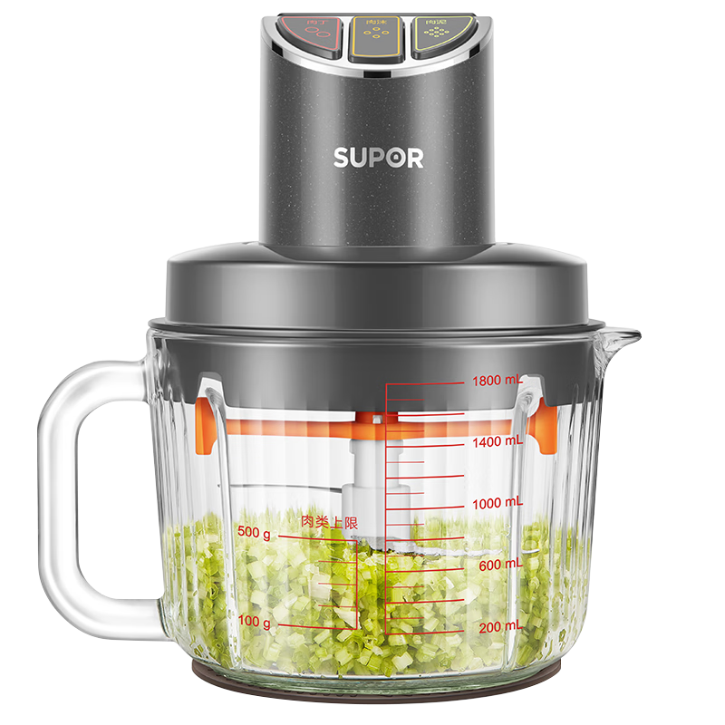 苏泊尔（SUPOR）绞肉机 家用电动碎肉绞馅机多功能婴儿辅食料理机大容量切