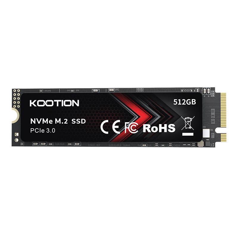 KOOTION 512G 固态硬盘m.2（NVMe协议）PCIe3.0 166元 （需用券）