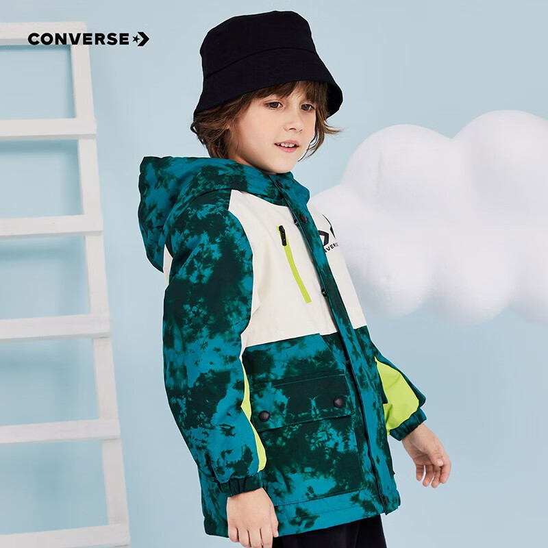 CONVERSE 匡威 儿童装男童棉服夹克2件套 172.5元