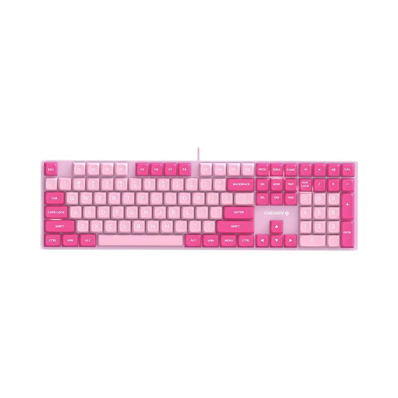 CHERRY 樱桃 KC200 108键 有线机械键盘 粉色拼色 Cherry玉轴 无光 479元