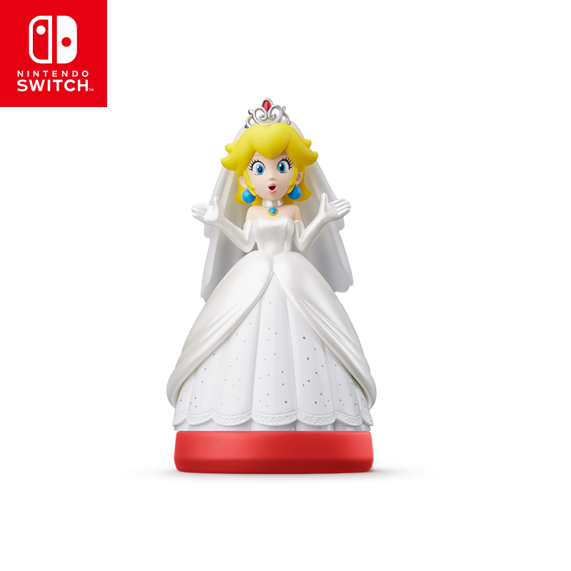 88VIP：Nintendo 任天堂 amiibo 婚礼版游戏互动模型桃花公主 47.5元