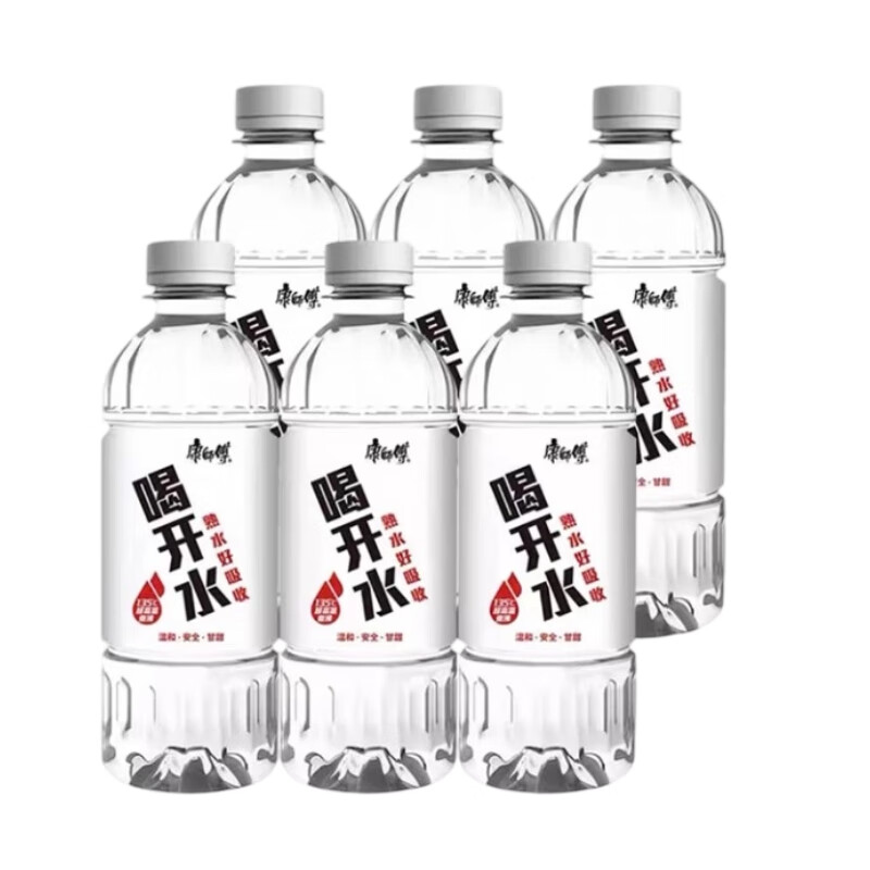 康师傅 喝开水饮用水 380ml*6瓶 1.9元(需用券)